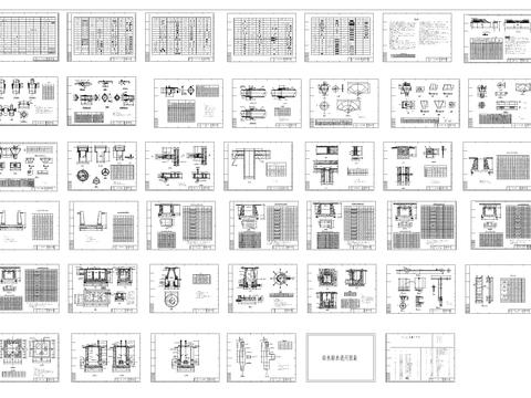  给排水管道通用图库CAD施工图 