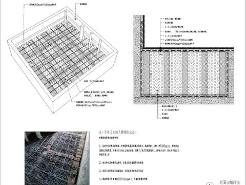  地面回填cad施工图 
