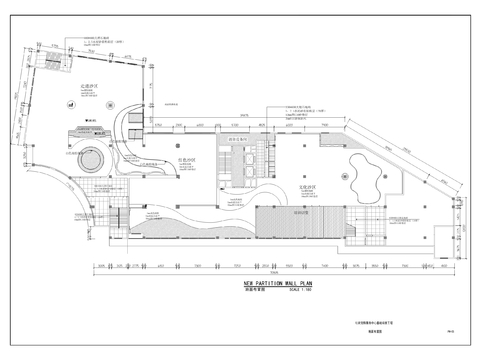  红岩党群服务中心cad施工图 