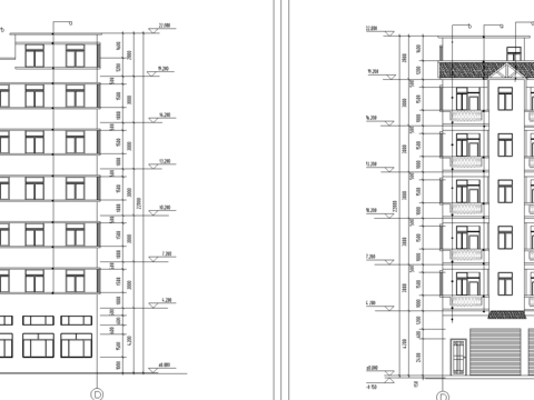  出租屋设计CAD施工图 