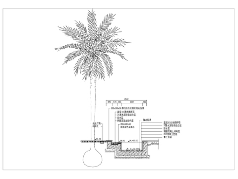  园林路缘cad节点大样图 