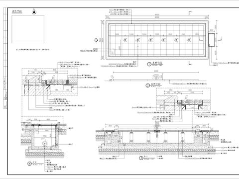  特色水景细部CAD施工图 