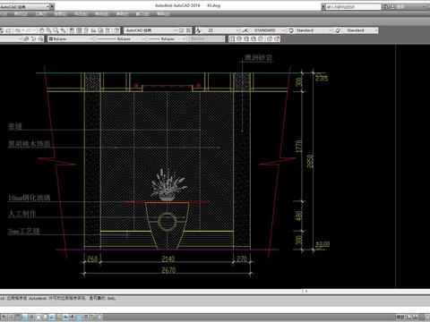  室内玄关cad图库 