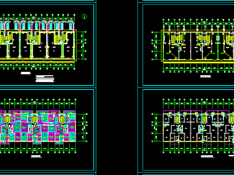 住宅楼水暖CAD施工图 
