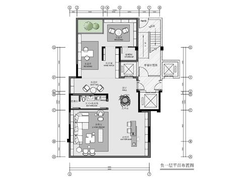 七層別墅家裝室內(nèi) 家裝 豪宅 洋房 別墅 私宅 樣板房cad施工圖 