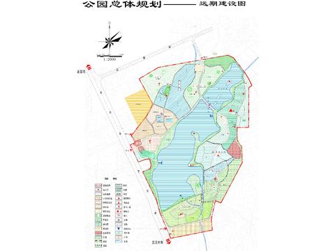  公园总体规划平面图 