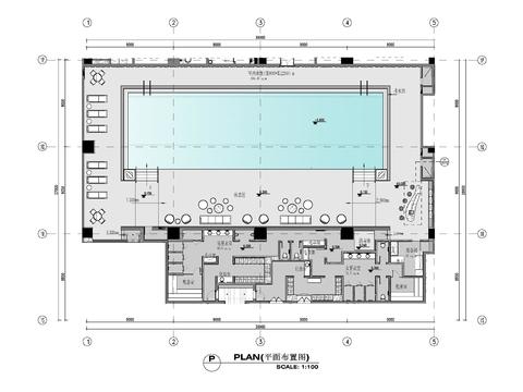  室内游泳池CAD施工图 