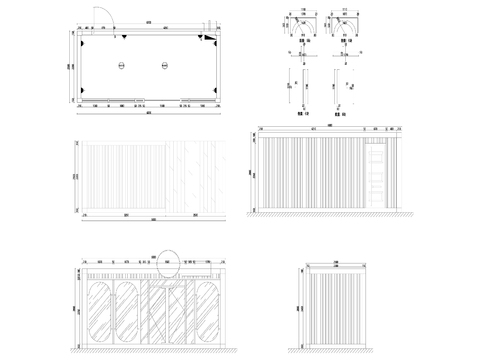  9营地集装箱cad立面图 