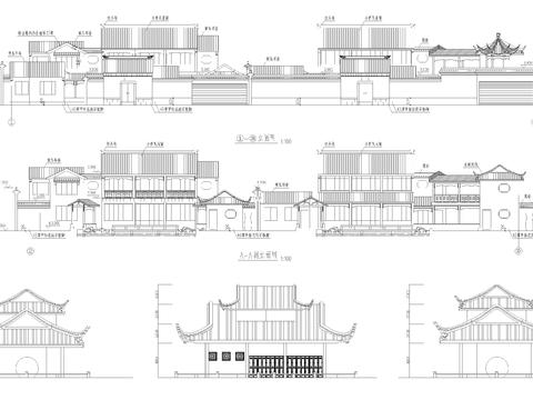  古建筑CAD施工图 