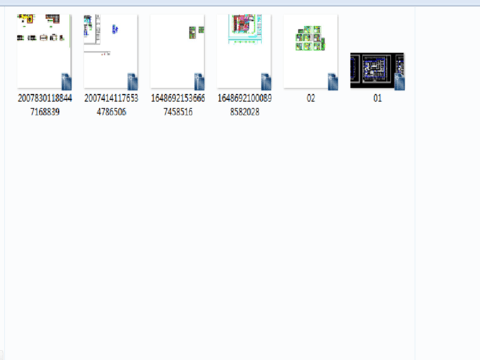  理发店参考cad图库 