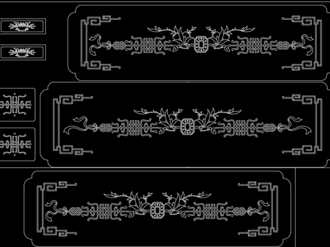  中式雕花CAD图库 