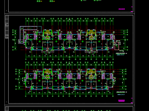  观澜府18号楼给排水及水灭火系统设计CAD施工图 