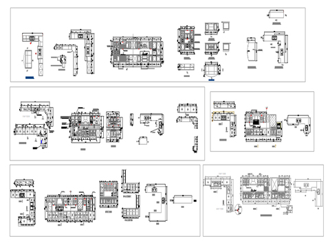  欧式橱柜cad解析图纸 