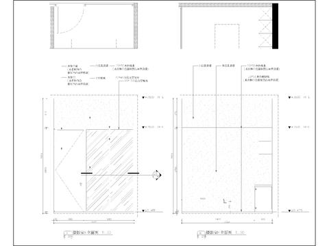  工装空间通用节点cad施工图 