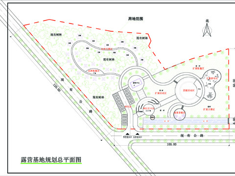  露營基地規(guī)劃CAD施工圖 
