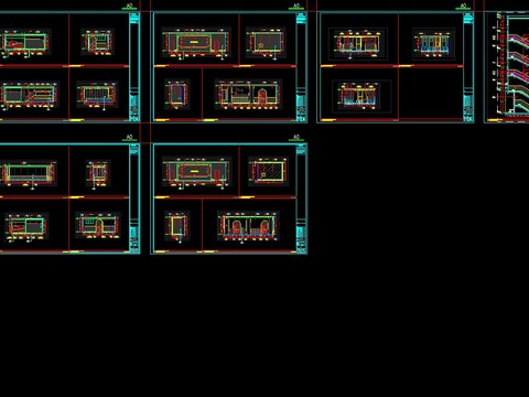  幼儿园室内cad施工图 