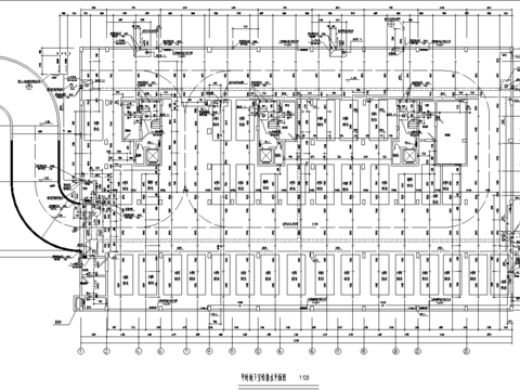  住宅给排水cad施工图 