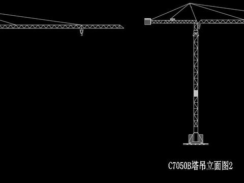  各种塔吊cad节点图 