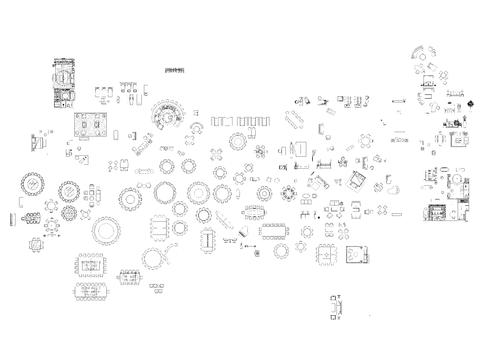  CCD图块打印线性标注合计 