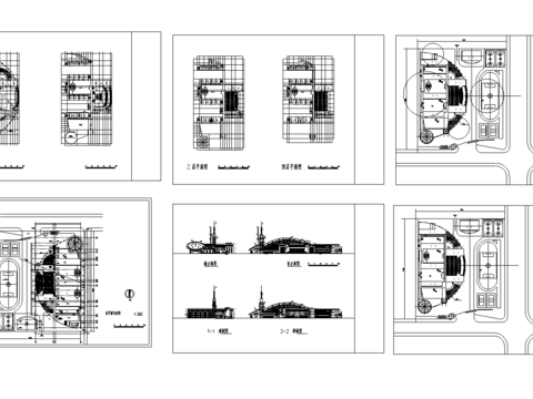  小学规划cad施工图 