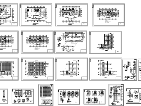  酒店cad建筑图纸 