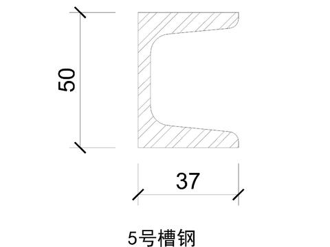 暗架矿棉板cad大样图 