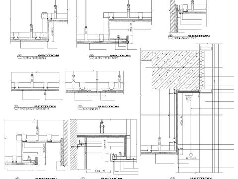  室内通用cad节点大样 