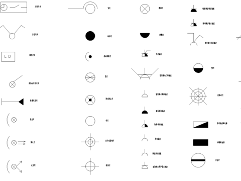  电源开关照明图块2 