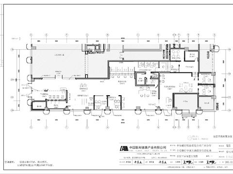 中信銀行cad施工圖 