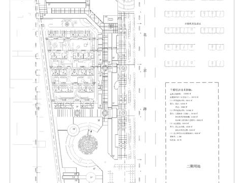  綠化規(guī)劃cad施工圖 