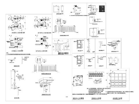  智能弱电系统cad图库 