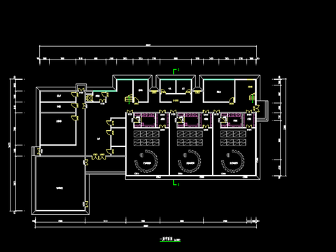  幼儿园设计cad施工图 