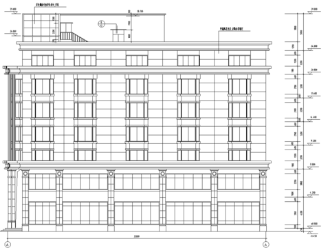  綜合樓建筑cad圖 