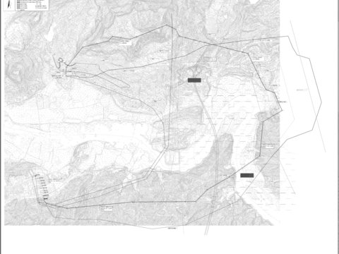  输电线路扩容和双回路工程cad施工图 