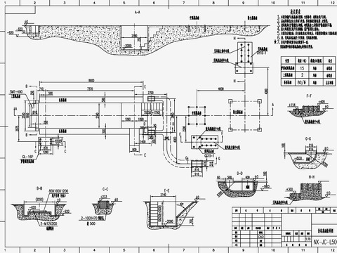  锅炉及导热油炉安装节点大样 