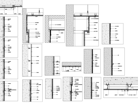  墙身标准cad大样图 