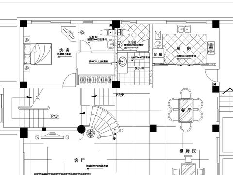  别墅绿化CAD施工图 