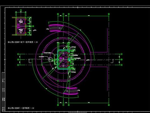  旋转楼梯节点大样 