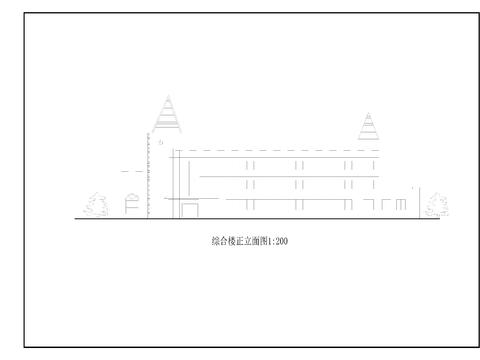  度假村綜合樓建圖施工圖 