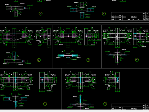  钢框架梁柱节点图 