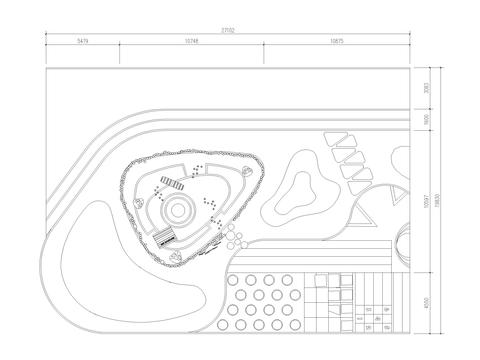  萌宠乐园cad平面图 