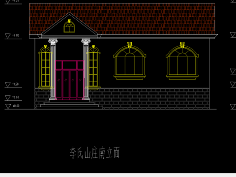  农家小型住宅建筑图 