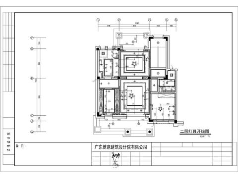  歐式家裝大平層CAD施工圖 