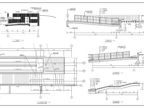 入口管理用房 工廠廠房cad施工圖 