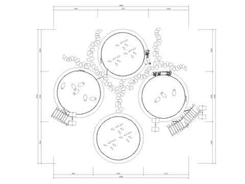  萌宠乐园cad平面图 