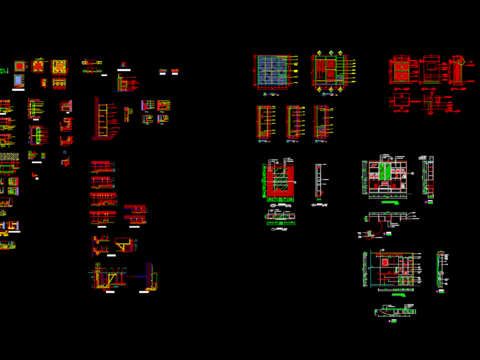  工装CAD节点大样 