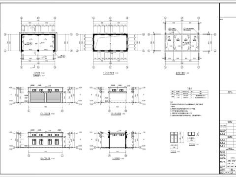  現(xiàn)代垃圾轉(zhuǎn)運(yùn)站建筑cad施工圖 