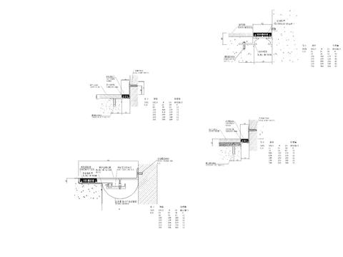  地坪变形缝cad大样图 