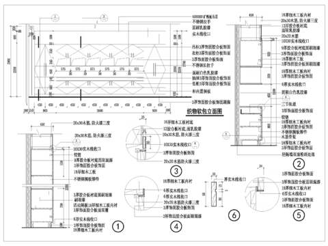 櫥柜cad大樣圖 