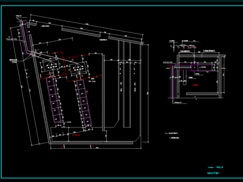  2x1600kVA变配电工程cad施工图 
